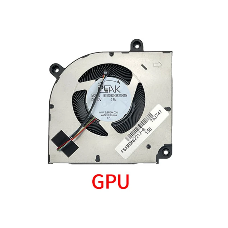 New Laptop CPU Cooling Fan for For Xiaomi Redmi RMG2212 RMG2214 RMG2213 RMG2215-AI AD Pro 2022 Version GPU Cooler RTX3050 DC12V
