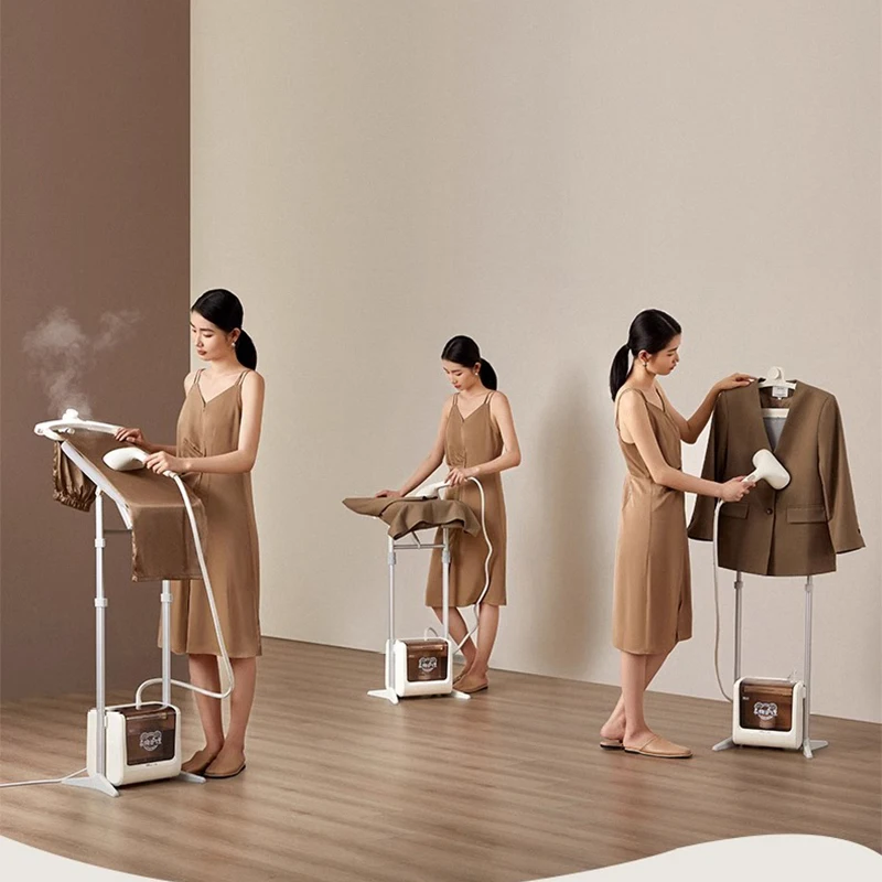 Stiratrice sospesa a vapore pressurizzata, stiratrice verticale domestica, rimozione delle rughe dei vestiti in ferro portatile