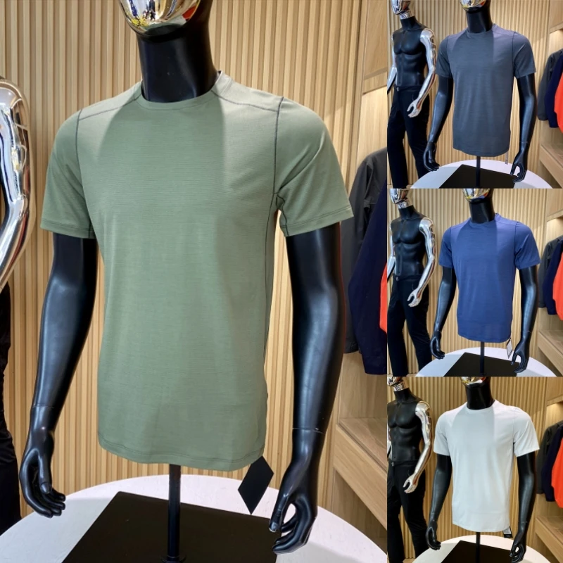 

Легкая мужская футболка Top Quali Qui Dry, дышащая, приклеенная, для занятий спортом на открытом воздухе, ort Sve, молодежная летняя футболка-стойка