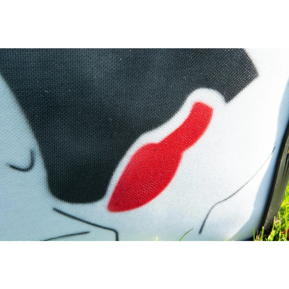 هدف الرجل الحديدي المتطرف بقوة 500 إطارًا في الثانية، أبيض، 24 بوصة للقوس والنشاب والمجمع