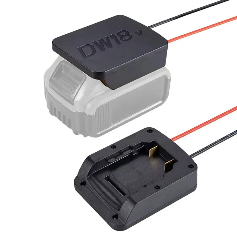 

Professional Power Wheels Adapter for Dewalt 20V 18V Battery Dock Power Connector Adapter 14AWG Wires Power Tool Accessories