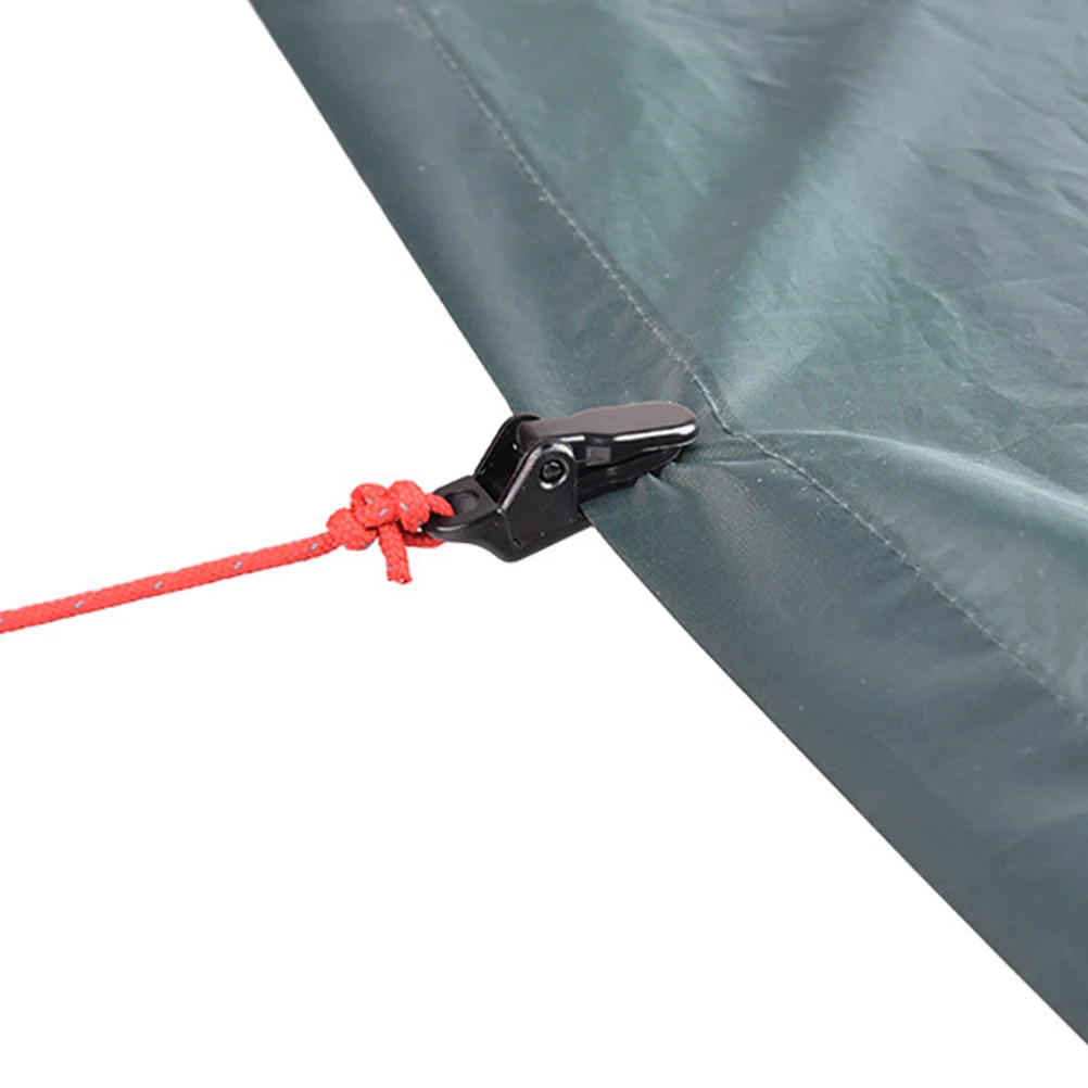 

20 Pcs Tent Buckle Webbing Clip Tents for Camping Outdoor Accessories Heavy Supplies Plastic Reusable Clips Fixer Goods