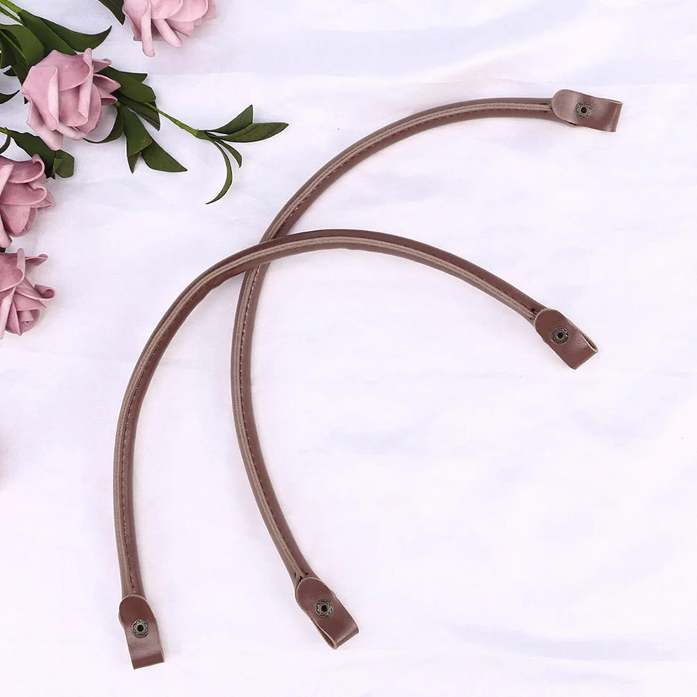 

4Pcs Handbag Strap Handbag Straps PU Material Bag Shoulder Straps Versatile Handle Repair Accessories DIY Bag Making
