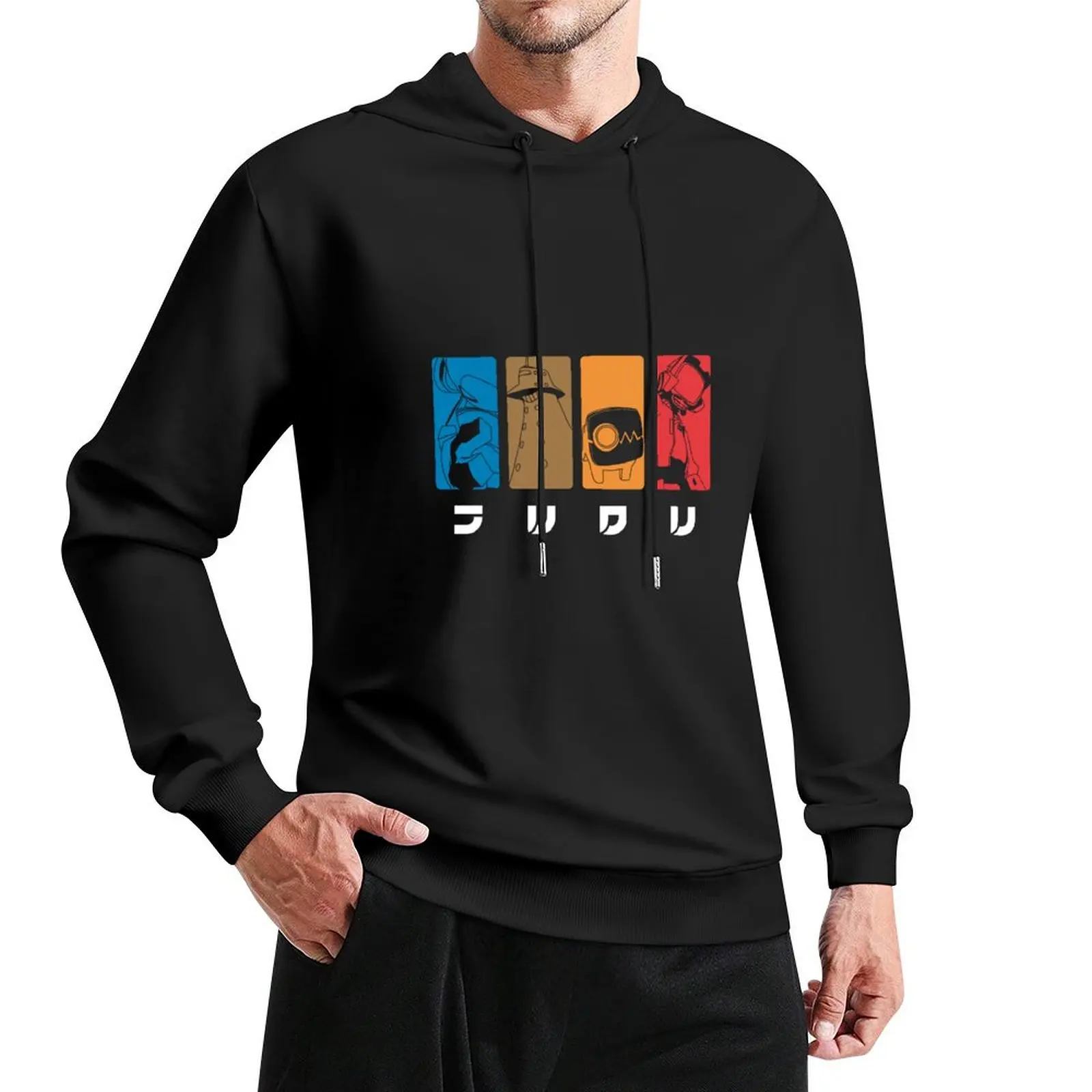 

FLCL Pullover Hoodie men clothing men's clothing hooded shirt male clothes pullover