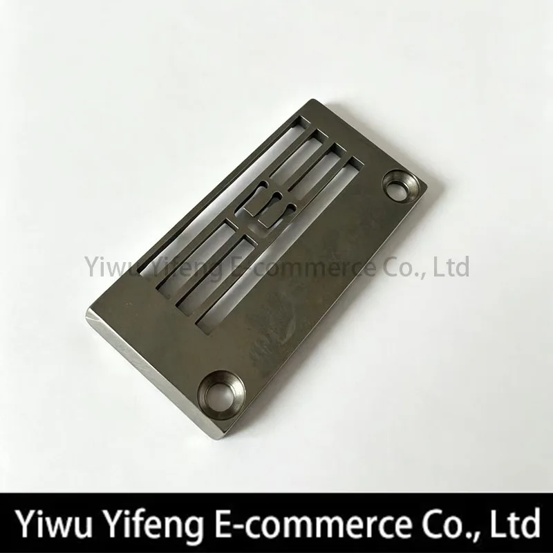 SIRUBA E3826P E3827P Needle Plate For C007H‑W122/CH Interlock Sewing Machine 3‑Needle 5‑Thread Coverstitch Spare Parts