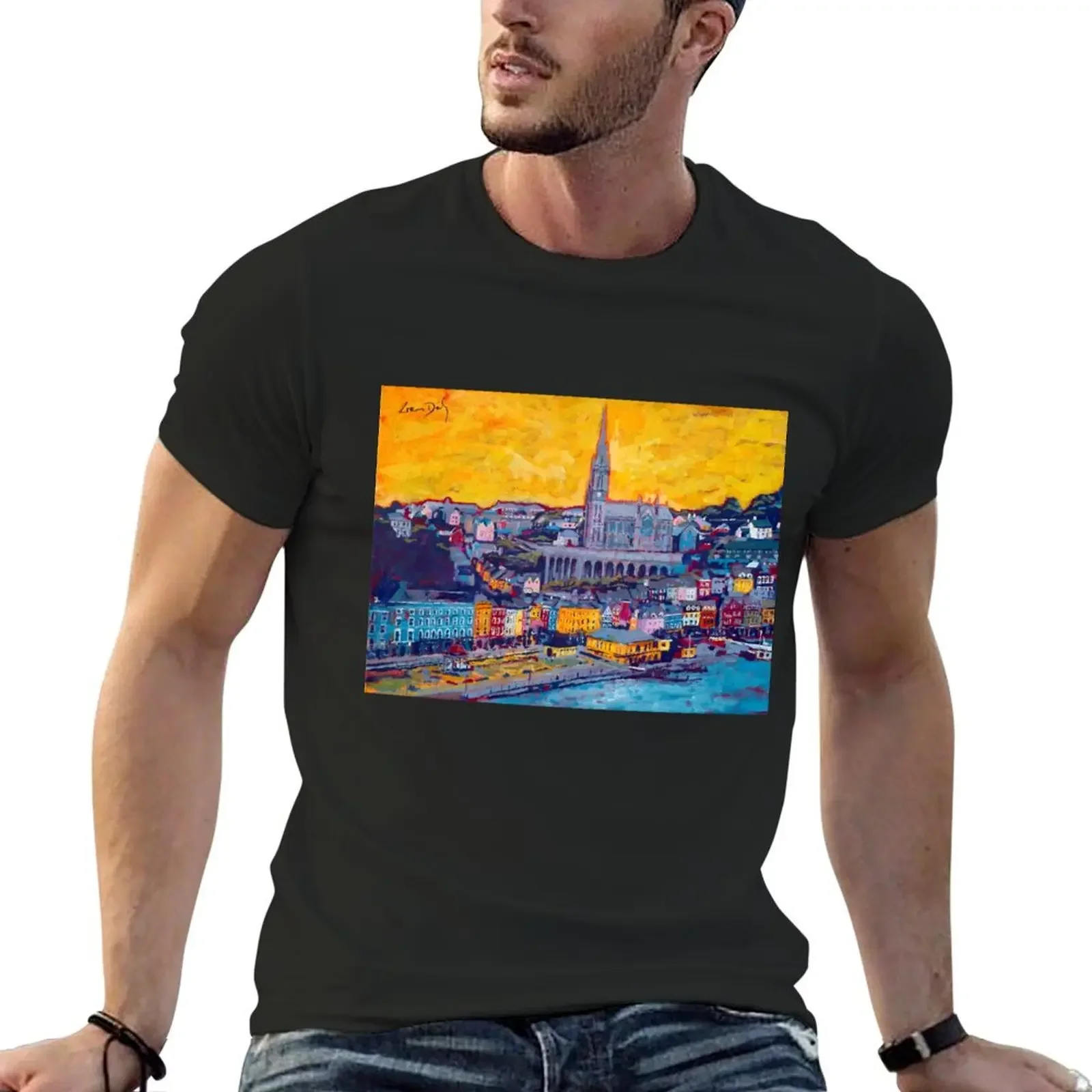 Cobh 3 (County Cork, Ireland) T-Shirt plain summer clothes tops fashion shirts funny t shirts for men