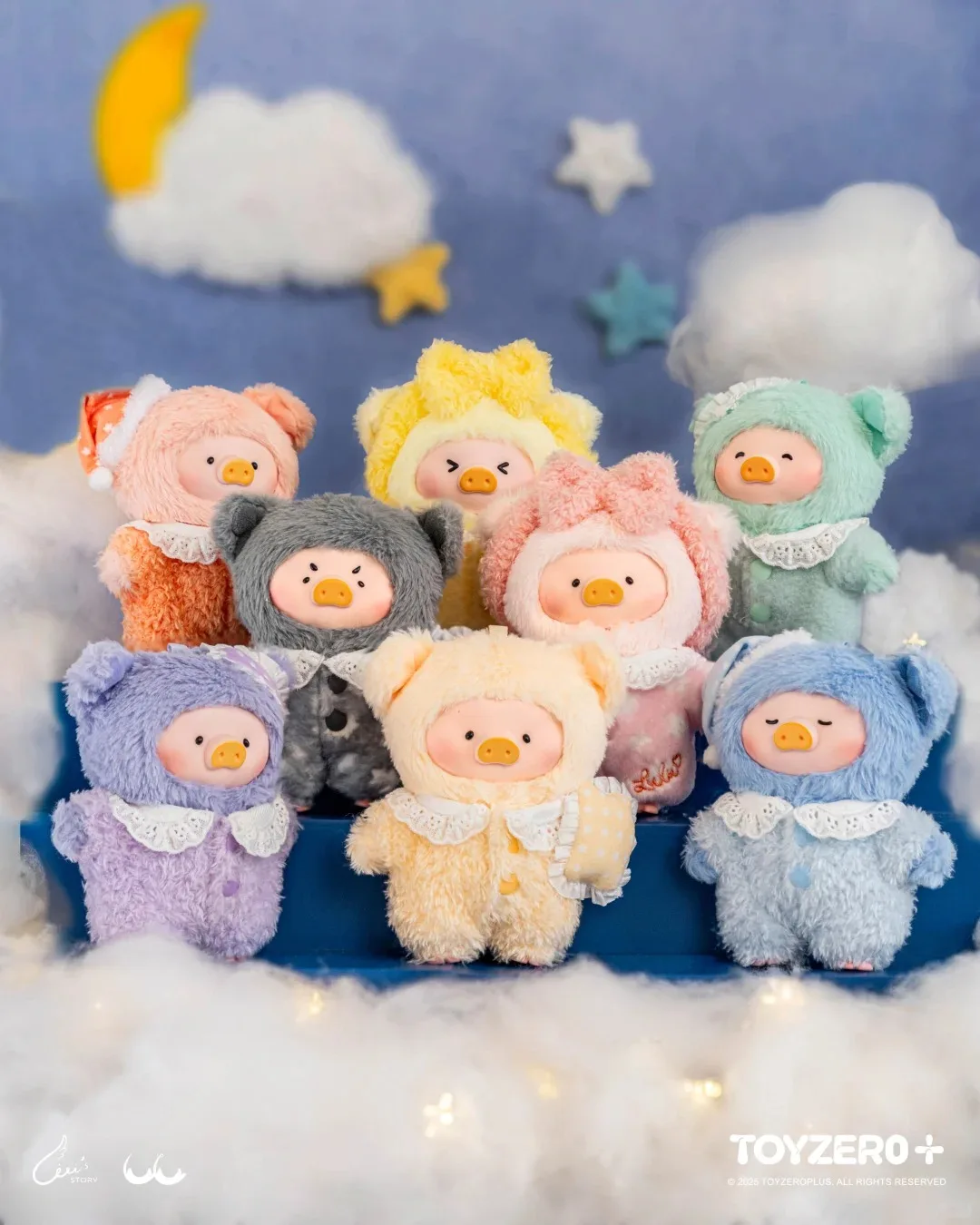 

Новая серия LuLu Piggy Dreaming Wonderland, слепая коробка, игрушки, мягкие плюшевые кавайные подвесные куклы, виниловая игрушка для лица, свиньи, милые подарки на день рождения
