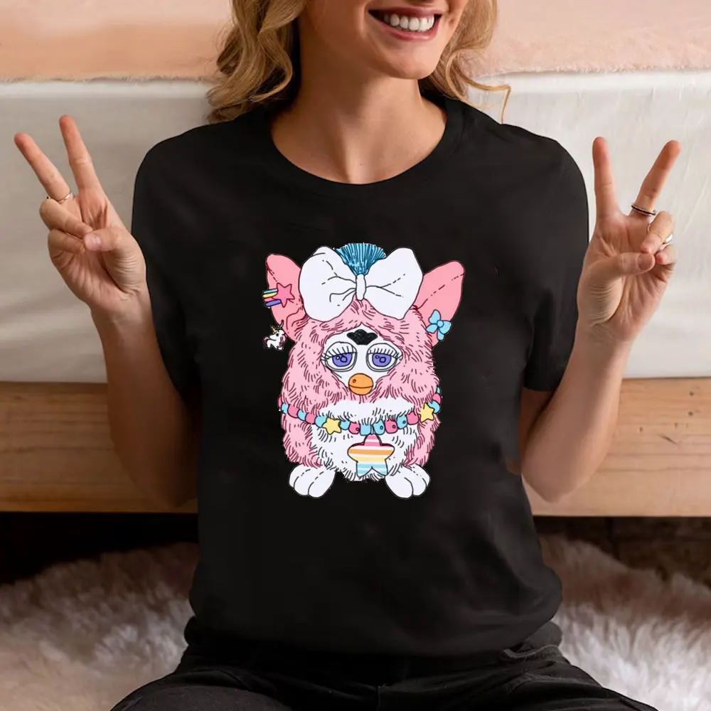 Furby Twilight Volturi New Moon Aro Caius Marcus The Volurby Funny Cartoon Classic Cotton T-Shirt  Tee Graphic T Shirts cotton