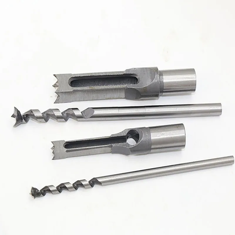 Twist drill bit woodworking drill group square mortise drill groups quare hole lengthened saw cricut  Milling cutter for wood