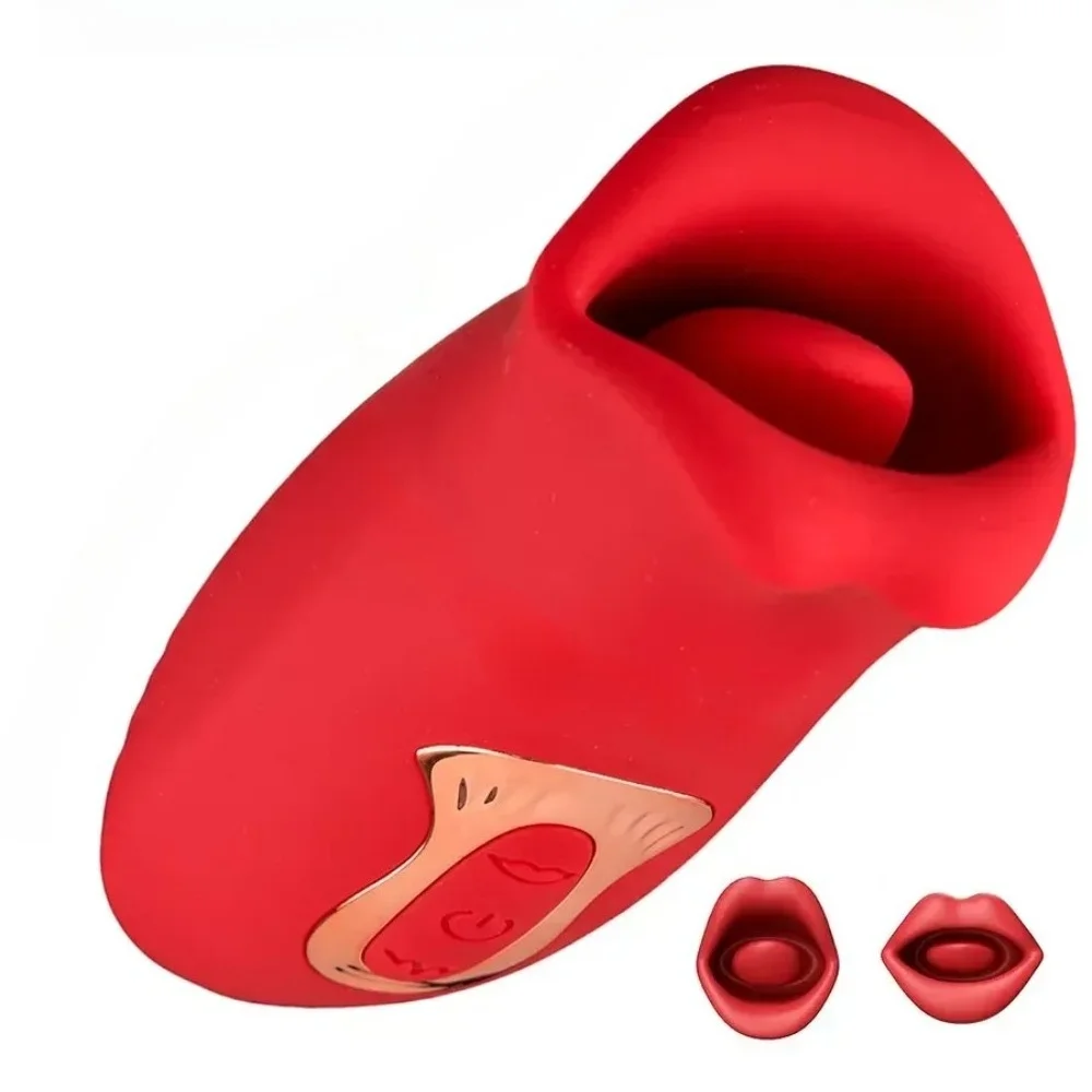 Tongue Licking Nipple Clitoris Stimulator Vibrator Masturbation Tools for Women Sex Toys Vibrator Masturbator Adult Supplies Toy