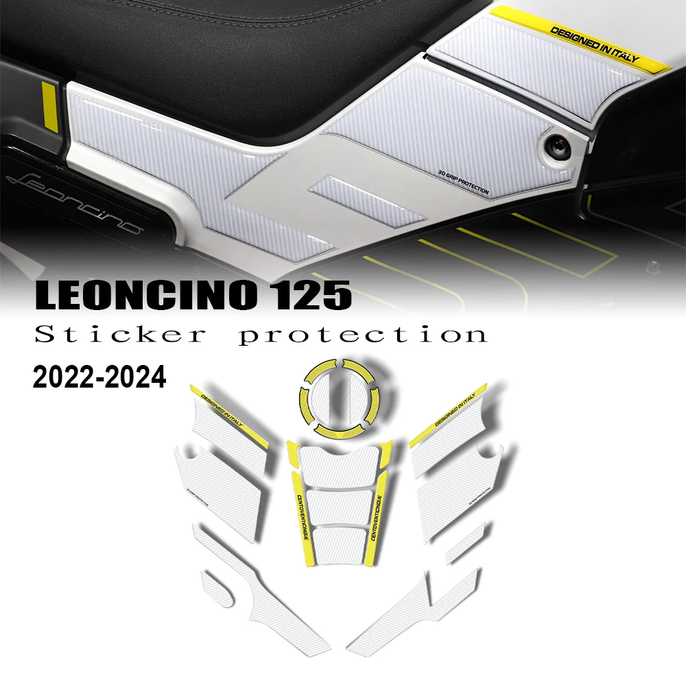 

Наклейка для мотоцикла Benelli Leoncino 125 2022-2026: Защитная 3D-наклейка из смолы на крышку топливного бака