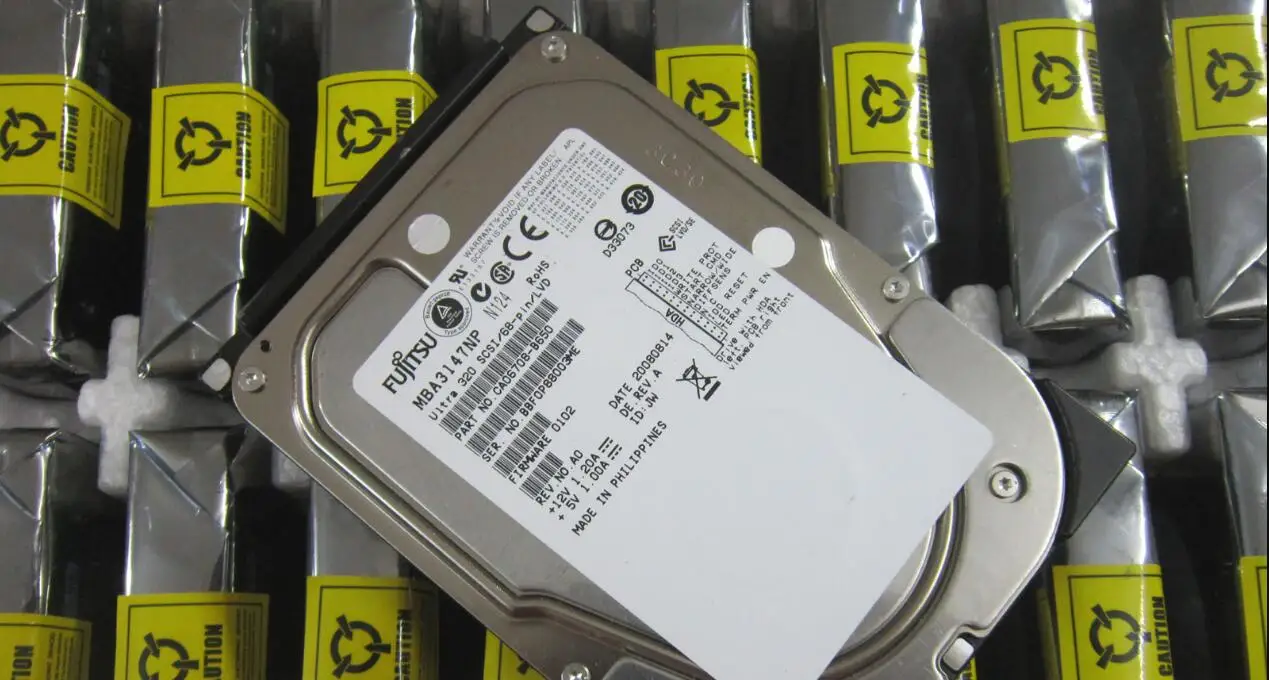 hard disk for FUJITSU MBA3147NP 146G 15K 68-pin U320 68PIN SCSI 3.5'