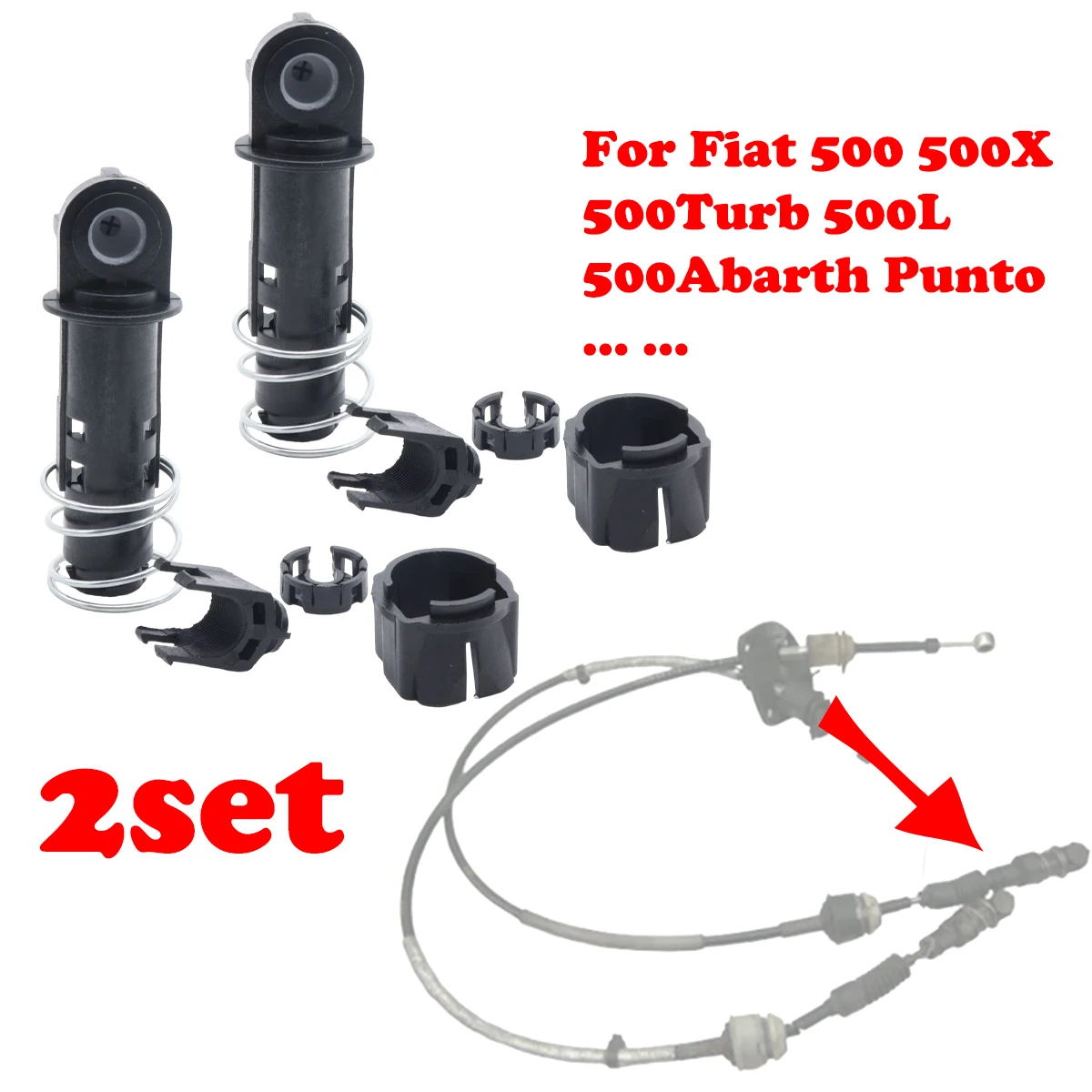 

Для Fiat 500 C Abarth Doblo Punto 500L500X ручная коробка передач, трос переключения передач, втулка рычага, селектор, подключение обоего конца 5801317933