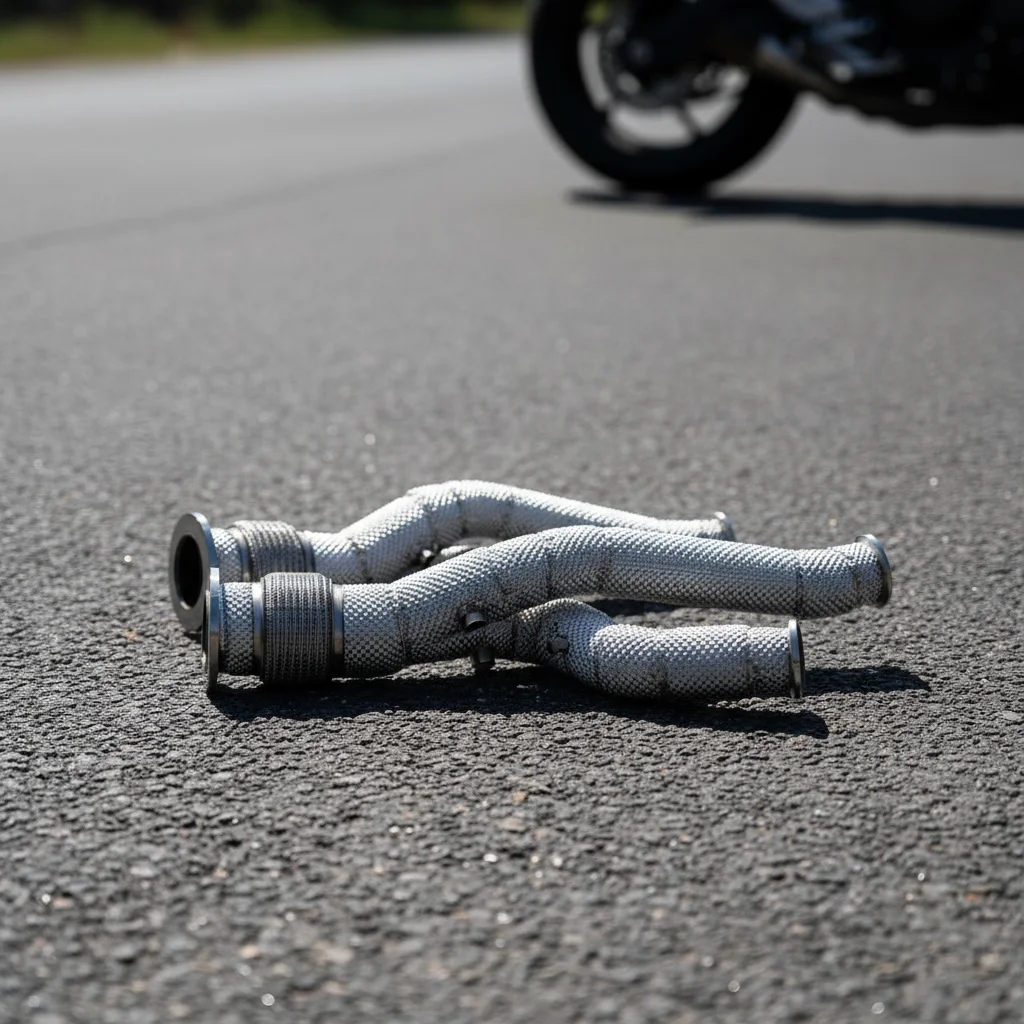 Picture 7: Exhaust Downpipe For Lamborghini Aventador LP700 With Heat Shield Header 304 Stainless Steel
