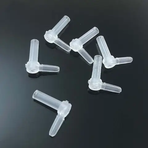 DIY CISS Cartridge Tube Bend Transparent Rubber Continuous Ink Supply System Accessories Pipeline Connector