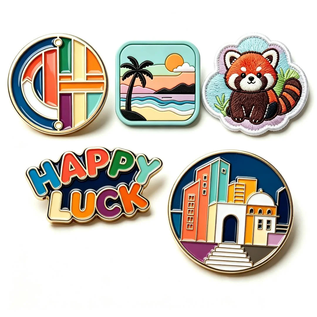 Custom Logo Enamel Pin Custom Lapel Pin Enamel Metal Badge Wholesale cartoon and Fashion Pattern Unisex Decorative Brooch