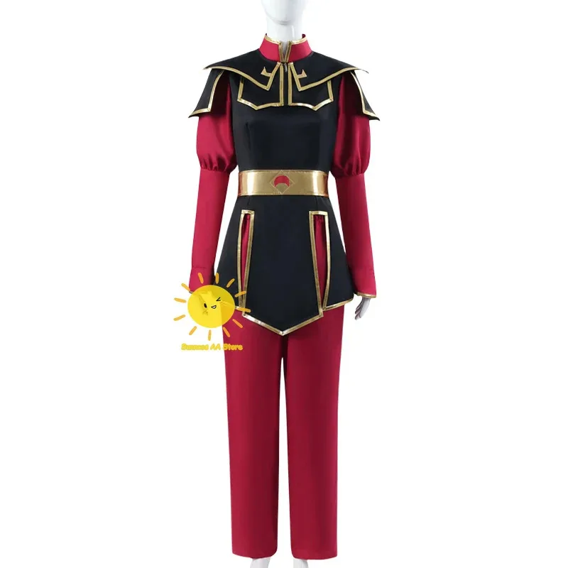 

2025 11 аниме Аватар Легенда о Корре, костюмы для косплея, топы Azula, шаль, пояс, Хэллоуин, карнавал, вечеринка, Cos