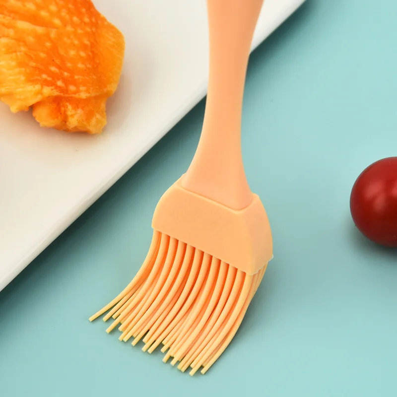 Kitchen food grade silicone oil brush Split type barbecue brush Household baking tool High temperature frying pan brush