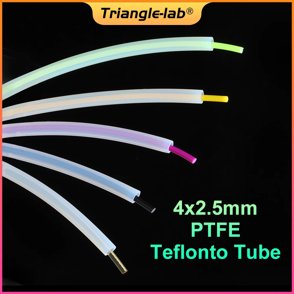 Trianglelab PTFE plus Dedicated Reverse Bowden Teflonto Tube ID2.5mm OD4mm for 1.75mm for ERCF Mmu