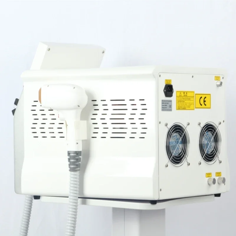 2024 Portable 808nm755nm1064nm Three Wavelength Diode Laser Permanent Hair Removal Cooling Painless Laser Hair Removal Machine