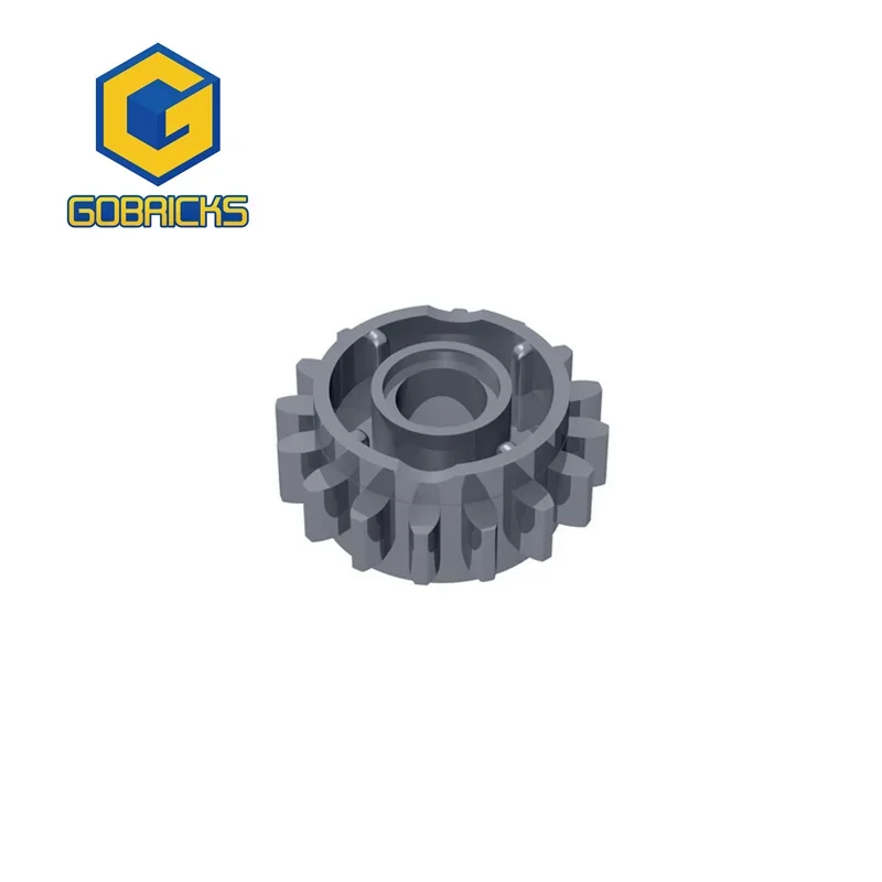 MOC-Technic Gear 16 blocos de construção de dentes para crianças, compatível com o modelo 18946, brinquedos para montagem educativa, presentes, 1 pc