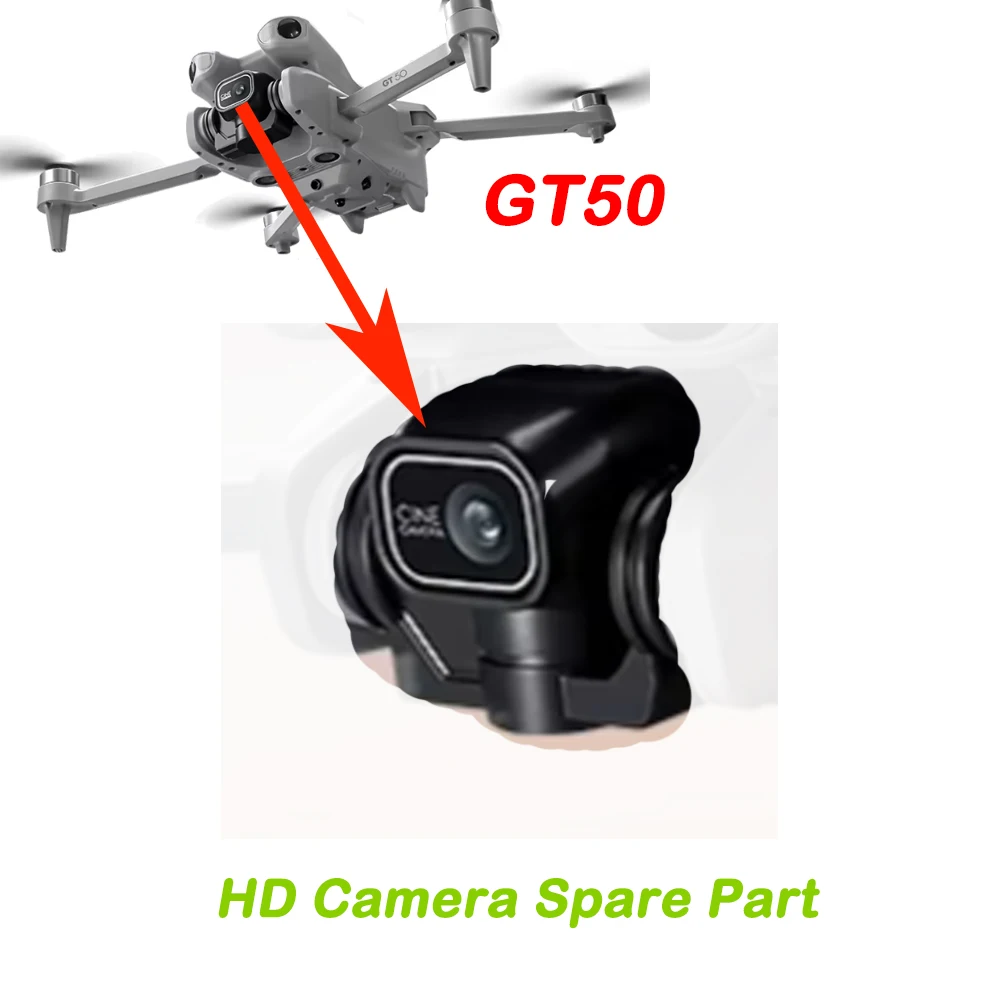 GT50 CINE Dual Camera Electric Adjustable Lens Shoot Like a PRO Camera Spare Part for GT50 Drone Accessory