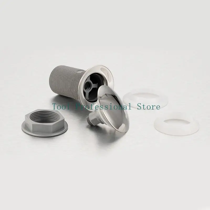 

57QF Push Button Bathroom Sink Plug Kitchen Bath Drain Stopper Basin Sink Bounce Type Drain Waste Stopper Easy To Cleans