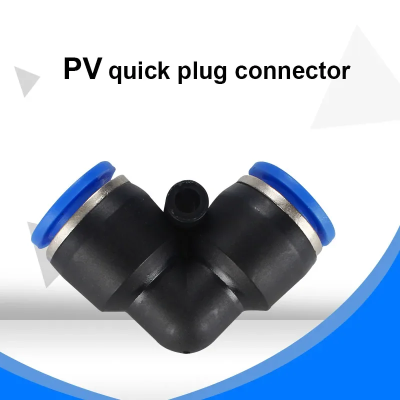 Pneumatic Quick Plug Connector Right Angle 90 Degrees.Plastic Elbow Connector PV-4 PV-6 PV-8 PV-10 PV-12