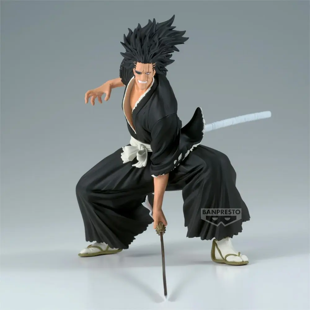 Original BANDAI Banpresto BLEACH VIBRATION STARS Zaraki Kenpachi PVC Anime Figure Action Figures Model Toys