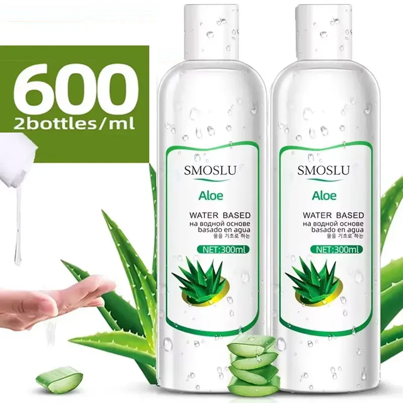 Aloe Lubricants Safe lubrication Anal Lubricant for Session 300/600ml Water-based Lube oil Gay Lubricsate Anall Sex Toys Shop