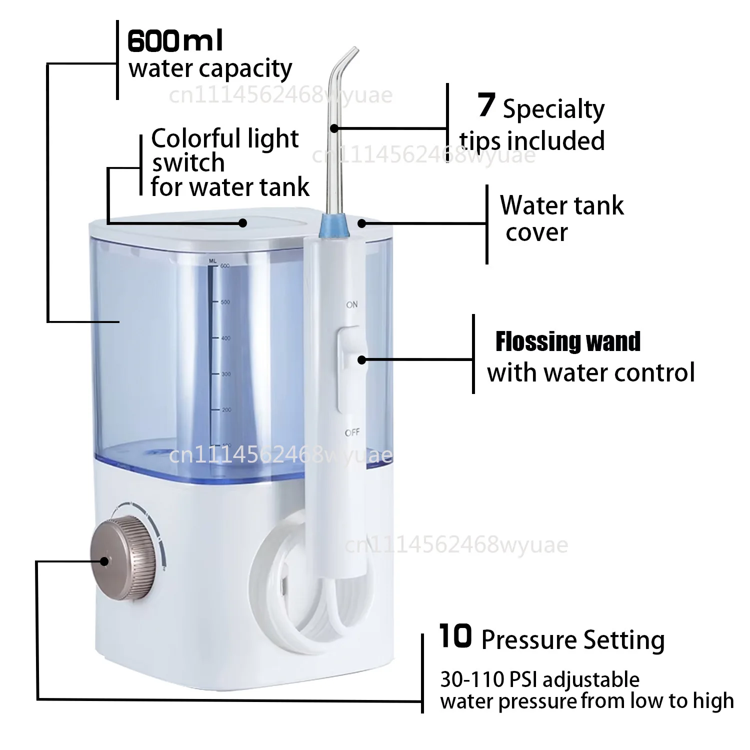 Teeth Cleaner Tooth Care Clean High Quality Advanced Ozone Water Flosser Dental Oral Irrigator