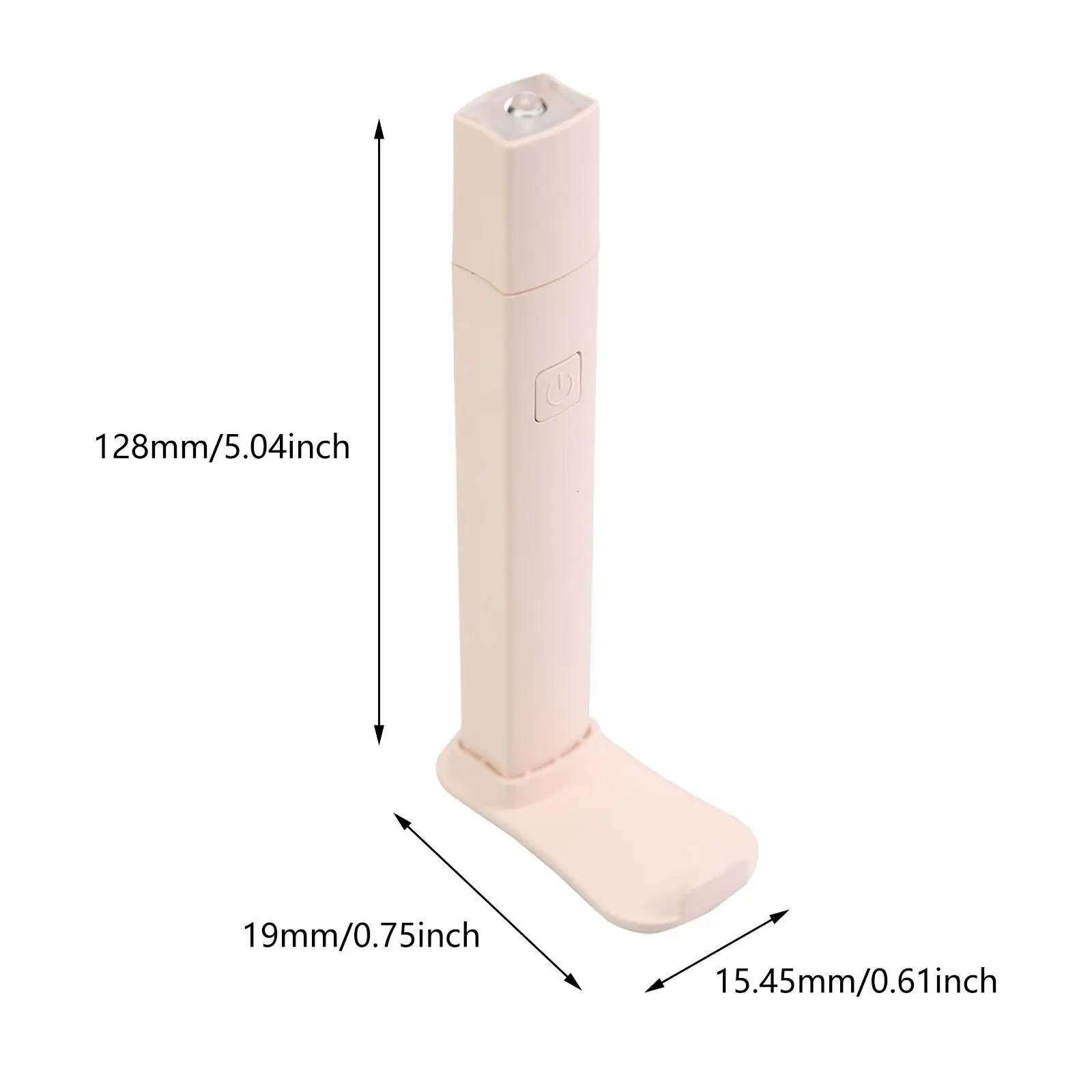 โคมไฟเล็บขนาดเล็กสําหรับแห้งเร็วแบบพกพาแบบชาร์จไฟได้ภาษาโปลิชคํา Curing Table โคมไฟเล็บเจล Curing Light โคมไฟเล็บเจล