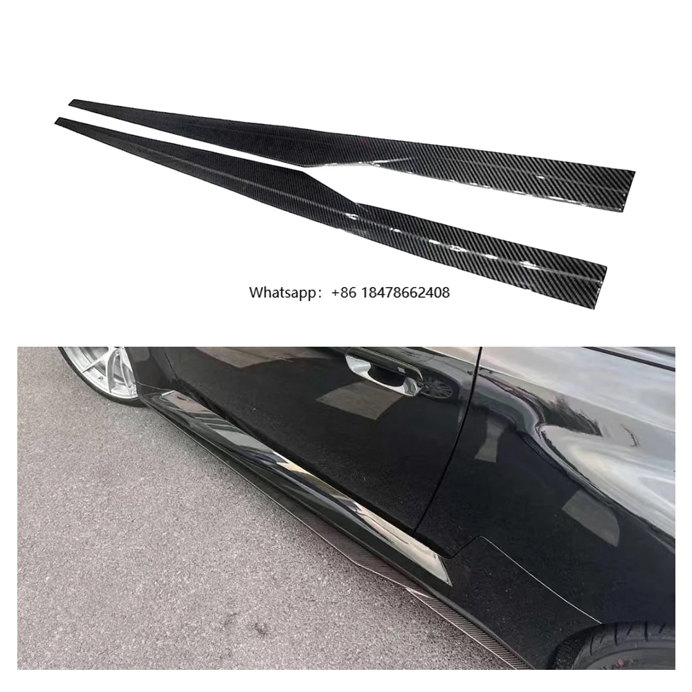

G87 Side Skirts R44 Style Dry Carbon Fiber Auto Body Bumper Kit Side Skirts for M2 G87 2023-2024 Side Skirts