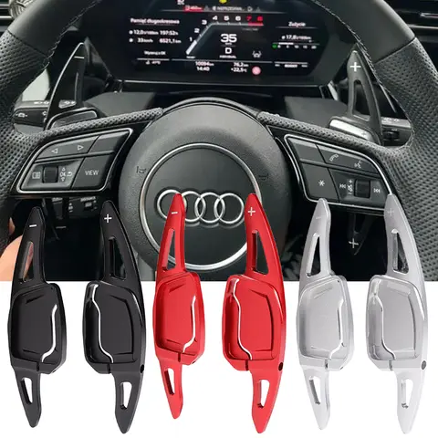 알루미늄 스티어링 휠 패들 시프터 익스텐션 아우디 2019+ A1 A6(C8) A7 A8 S6 S7, 2020+ A4/S4 (B9) S8 S4, 2021+A3(타입 8Y)용 알루미늄 스티어링 휠 패들 시프터 익스텐션 아우디 2019+ A1 A6(C8) A7 A8 S6 S7, 2020+ A4/S4 (B9) S8 S4, 2021+A3(타입 8Y)용
