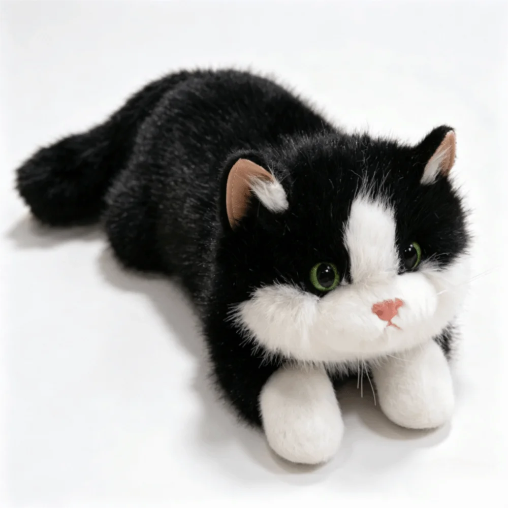 Interactive Ragdoll Cat Simulation Cat Fluffy Soft Stuffed Cat Cute Cartoon Cat Nursery Decor
