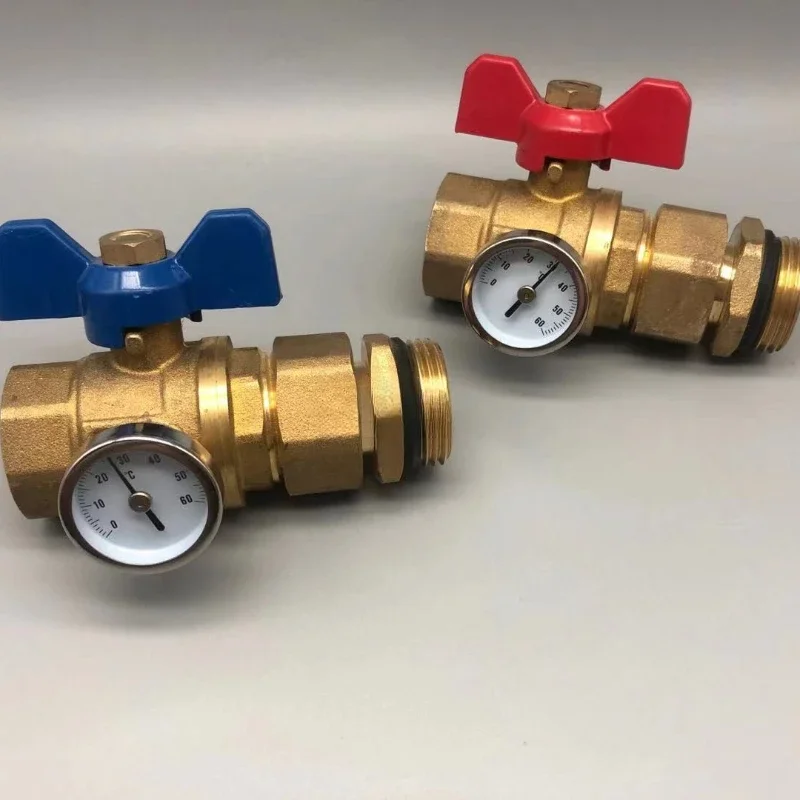 Suitable for Water Distributor Special Ball Valve FHF-BV European Standard Brass 1-inch Thickened All Copper Material