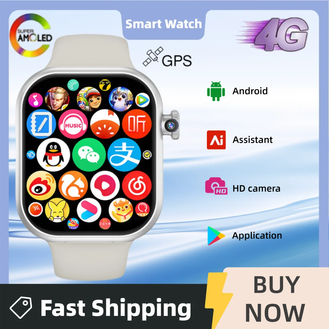 

VP29 5G умные часы 2,29-дюймовая Amoled вращающаяся камера GPS WIFI NFC Google Play Store Android 10.0 рабочая система