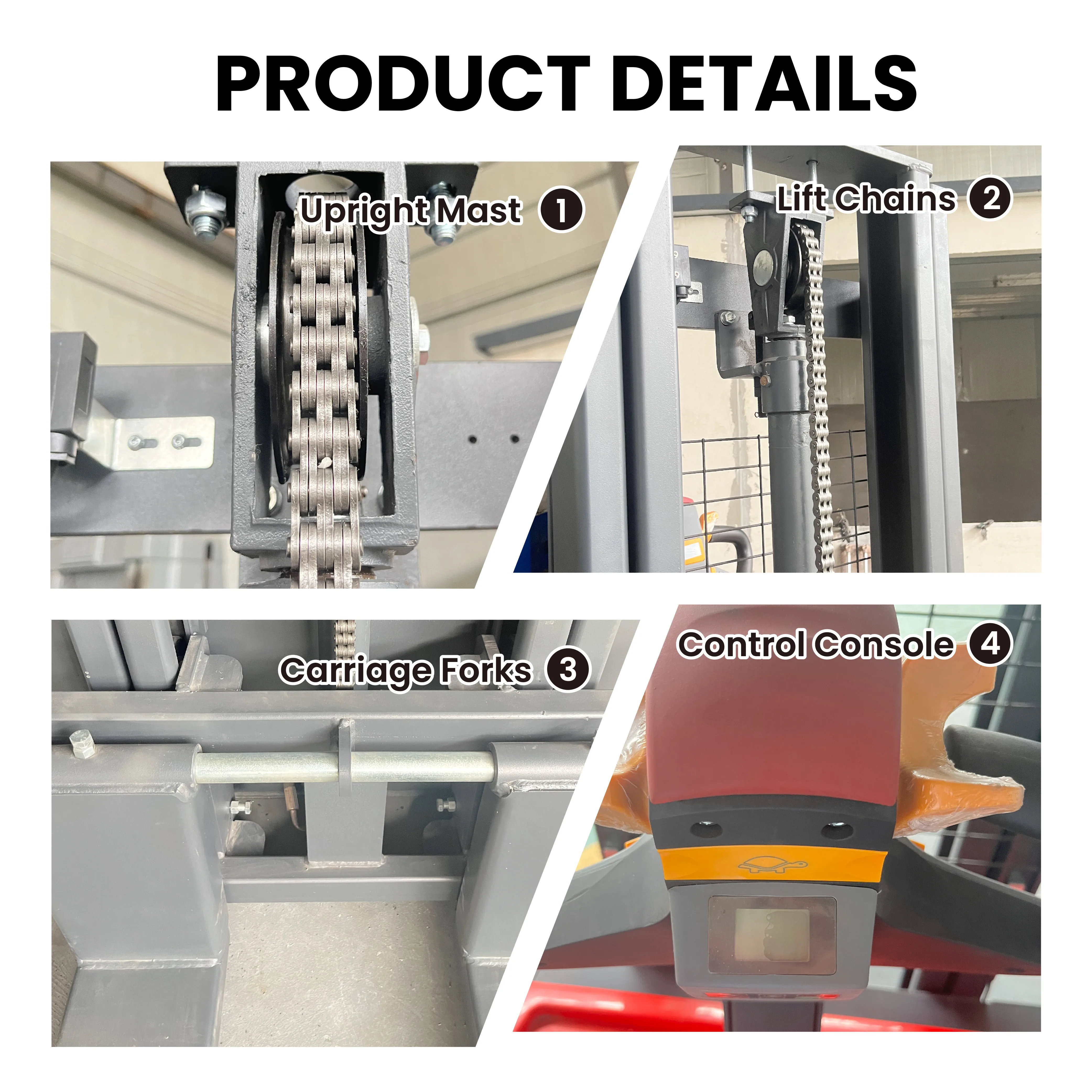 YG Customized Choose High-quality 1.5-2 Ton Electric Stacker To Transport 5 Meters High Save Labor And Time