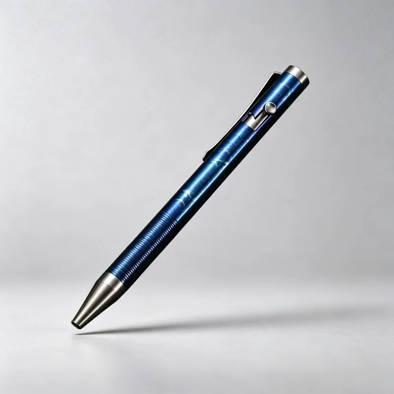 Multifunctional Lightweight Titanium EDC Pen Built‑in Glass Breaker Anti‑Rust Tactical Gadget for Daily Carry Outdoor