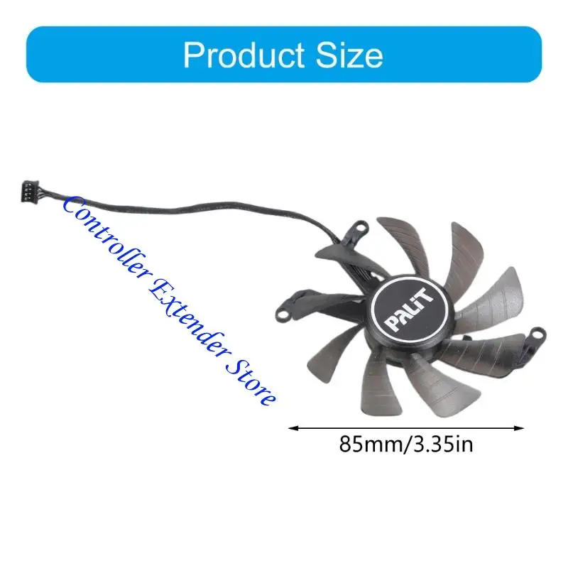 N84B GA91S2U 85MM 12V 0.4A 4PIN VGA冷却ファンPALIT 2070 2060 1660 1660 TIグラフィックカードファン