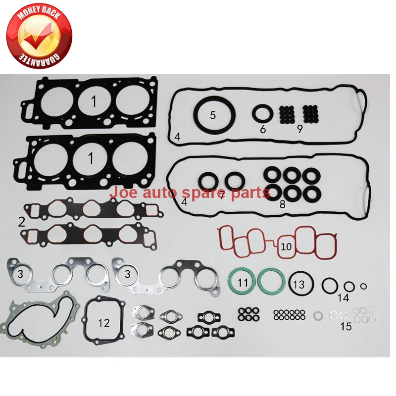 3MZ 3MZFE Engine Full gasket SET kit for Toyota CAMRY KLUGER SIENNA Lexus RX ES 330 RX300 ES300 3311cc 3.3L 2002-2008
