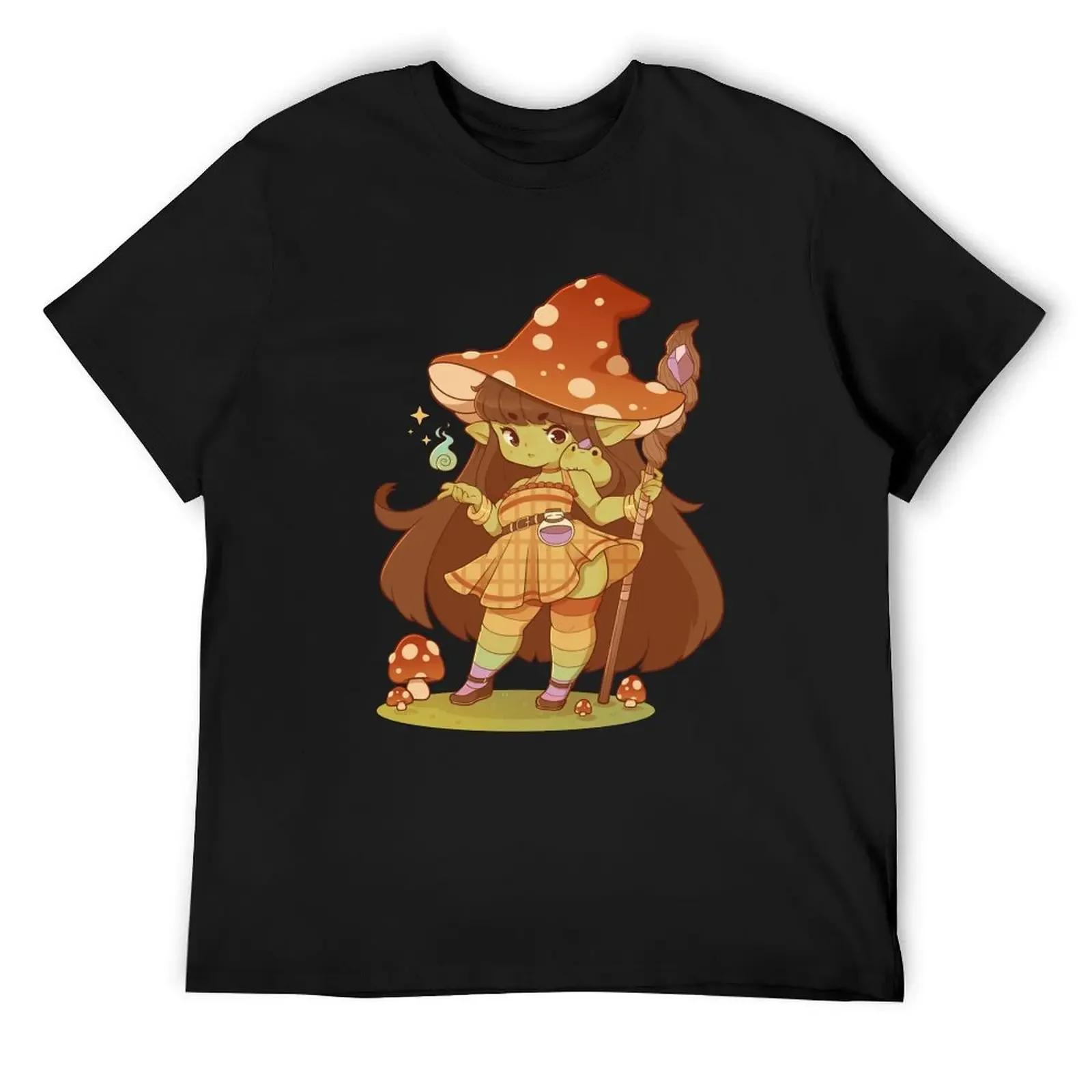 

Rihn the goblin witch T-Shirt Short sleeve tee tees boys animal print graphics heavy weight t shirts for men