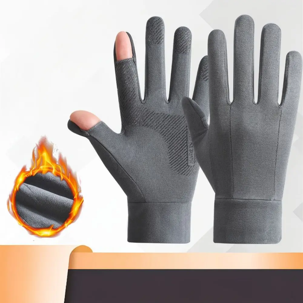 Thermal Winter Gloves For Xuanzhidi Unisex Windproof Outdoor Sports Mittens Fleece Lined Non Slip Touch Screen Cycling Ski Gear