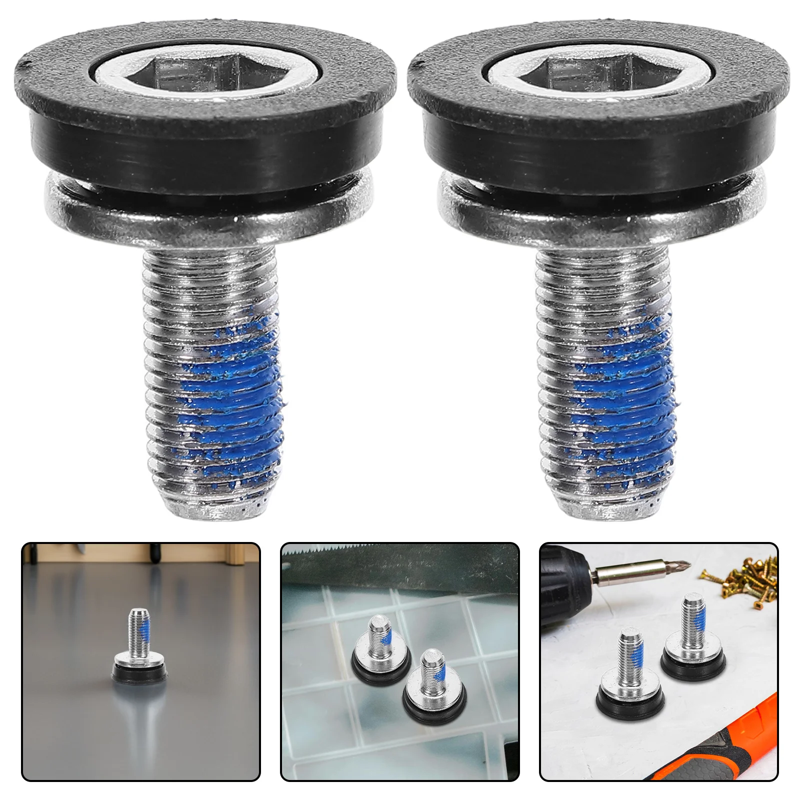 

10Pcs Bicycle Bottom Bracket Components Steel Crank Arm Screws Waterproof Fixing Bolts for Mountain Bike Road Bike Crankset