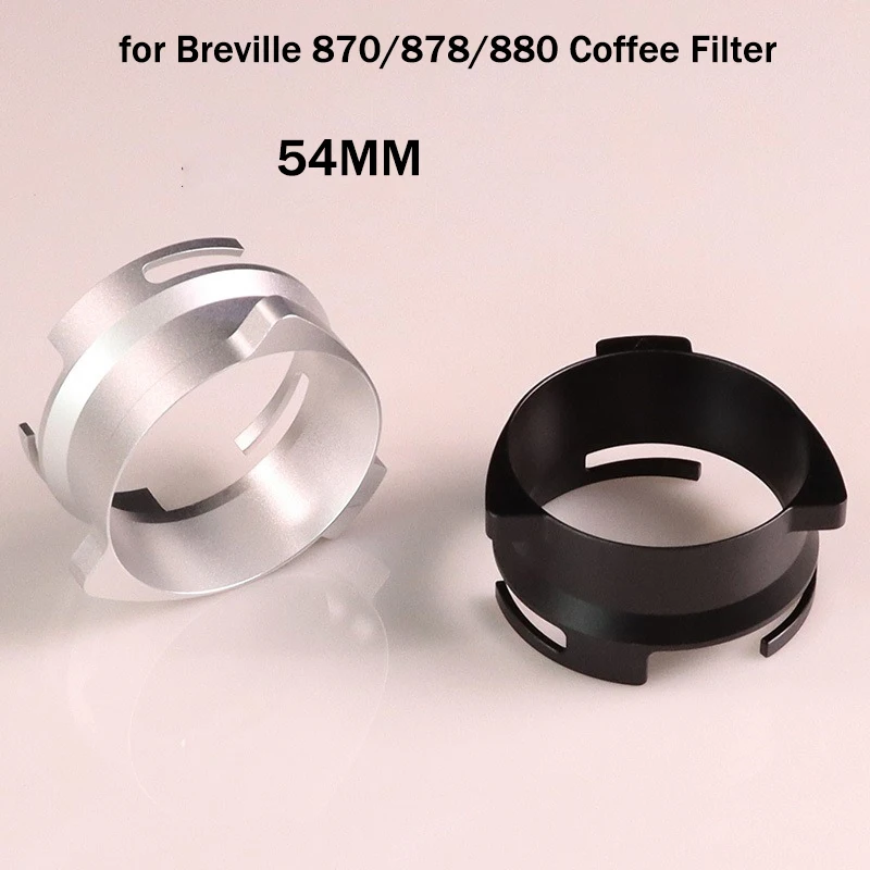 

54mm Coffee Powder Ring for Breville 870/878/880 Powder Ring Anti-fly Powder Ring Coffee Machine Handle Universal Barista Tool