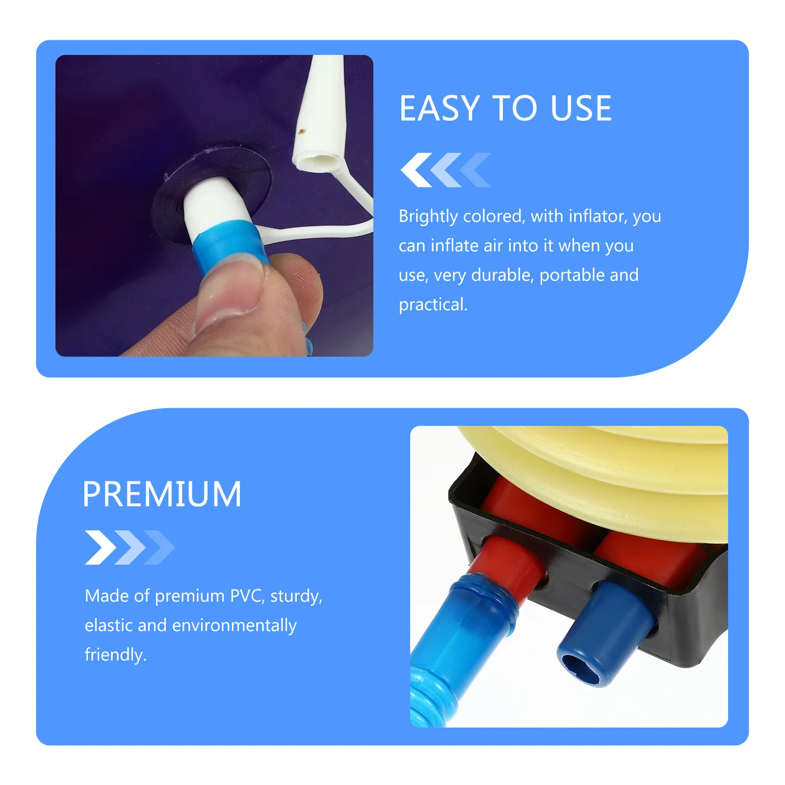 

1Set PVC Thickened Yoga Ball Anti-Burst Fitness Ball for Home Exercise Massage Dance Balance Stability Trainer with Inflator