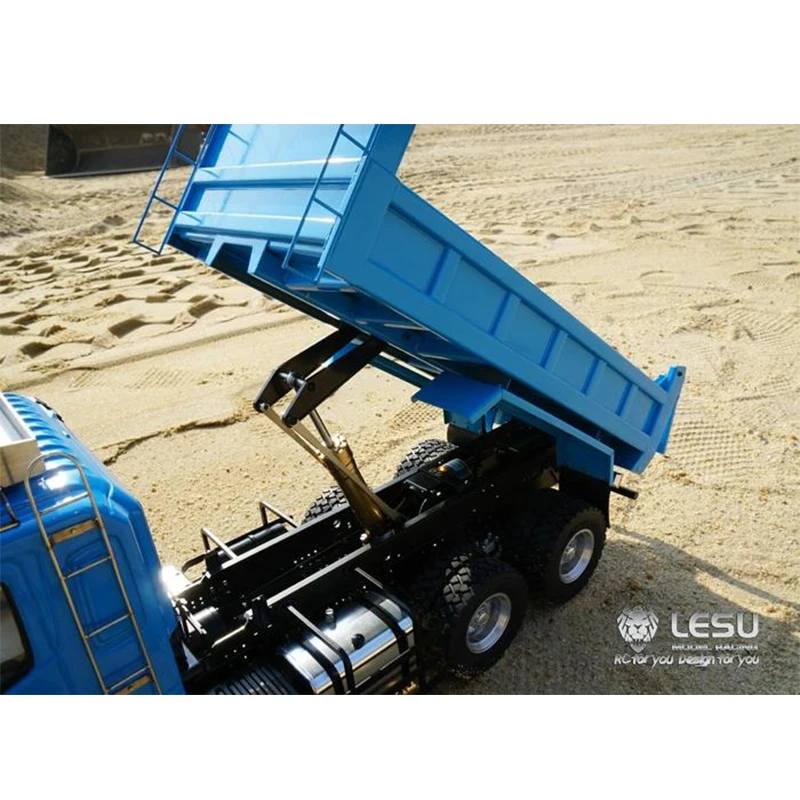 LESU 1/14 Remote Control Model Dump Truck Metal Aircraft Top F Frame Hydraulic System Y-1506