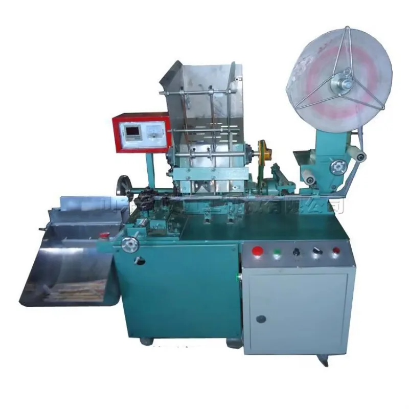 High-speed Disposable Single Bulk Wood Chopsticks Packaging Machine with a Color Printer