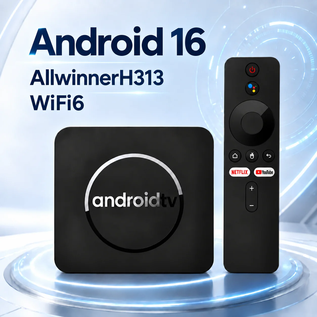 Q10 Smart TV Box Android16 AllwinnerH313 Google Assistant 2.4G&5G Dual Wifi 8K Bluetooth5 32G 64G 128G Set Top Box Media Player