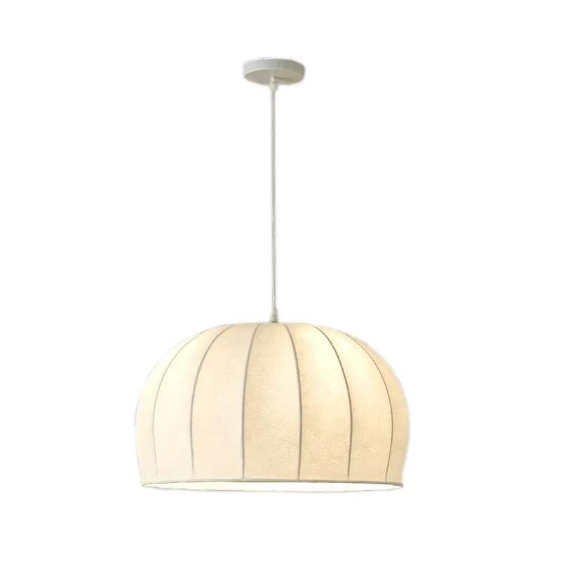 Imagem -06 - Nordic Minimalista Silk Led Pendant Lights Decorações de Casa Cozinha Quarto Lustre Loft Pendurado Lâmpadas Luminárias Lustre Indoor